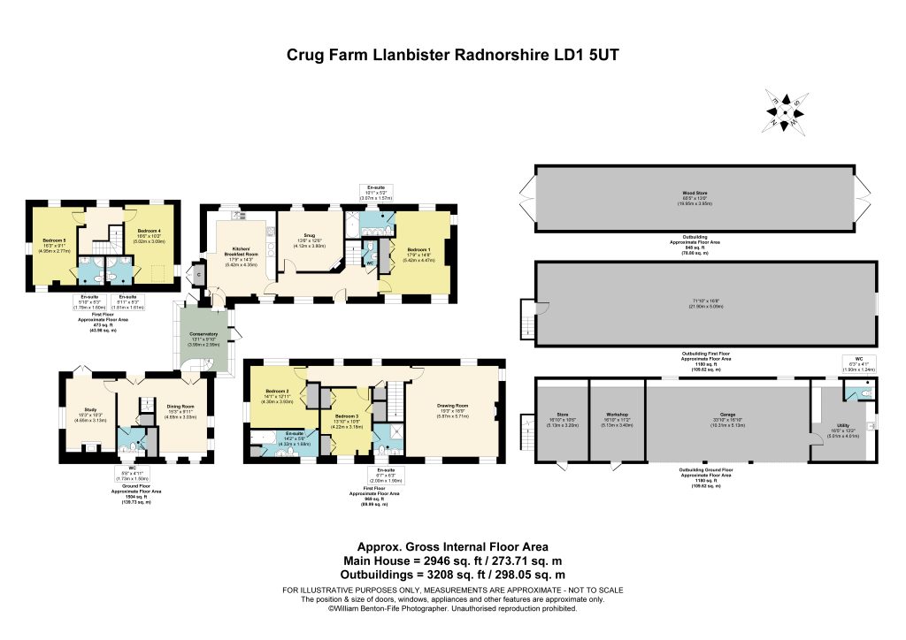 Crug Farm, Llanbister Road - Floorplan