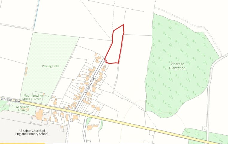 Development Site At Chapel Lane, Chapel Lane - Map