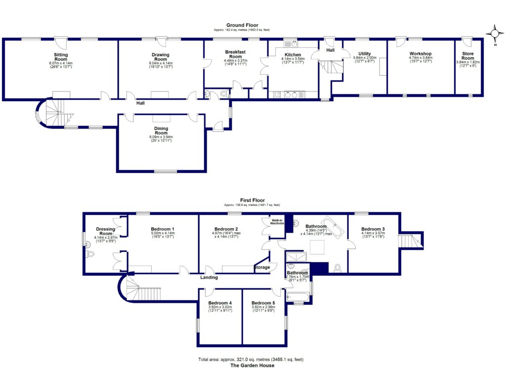 Garden House, Stanley - Floorplan