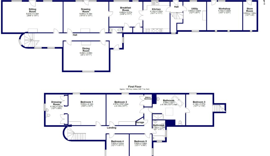 Garden House, Stanley - Floorplan