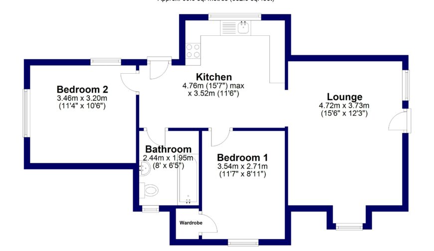 The Lodge, Diddlebury - Floorplan