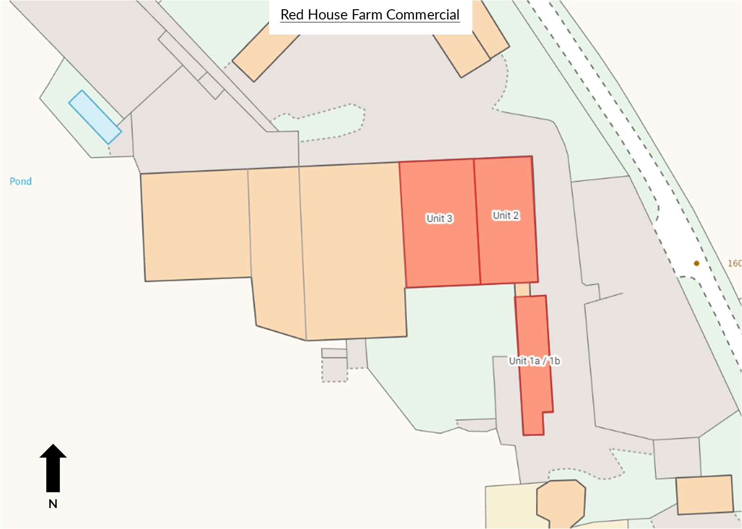 Commercial Units, Lydbury North - Map