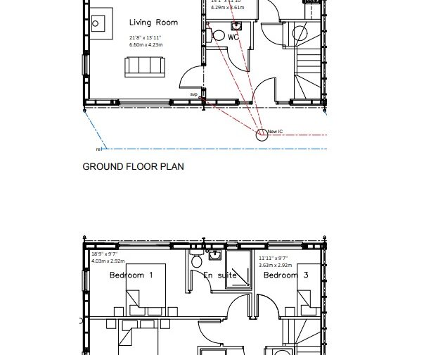 Teme Barn, Corfton - Floorplan