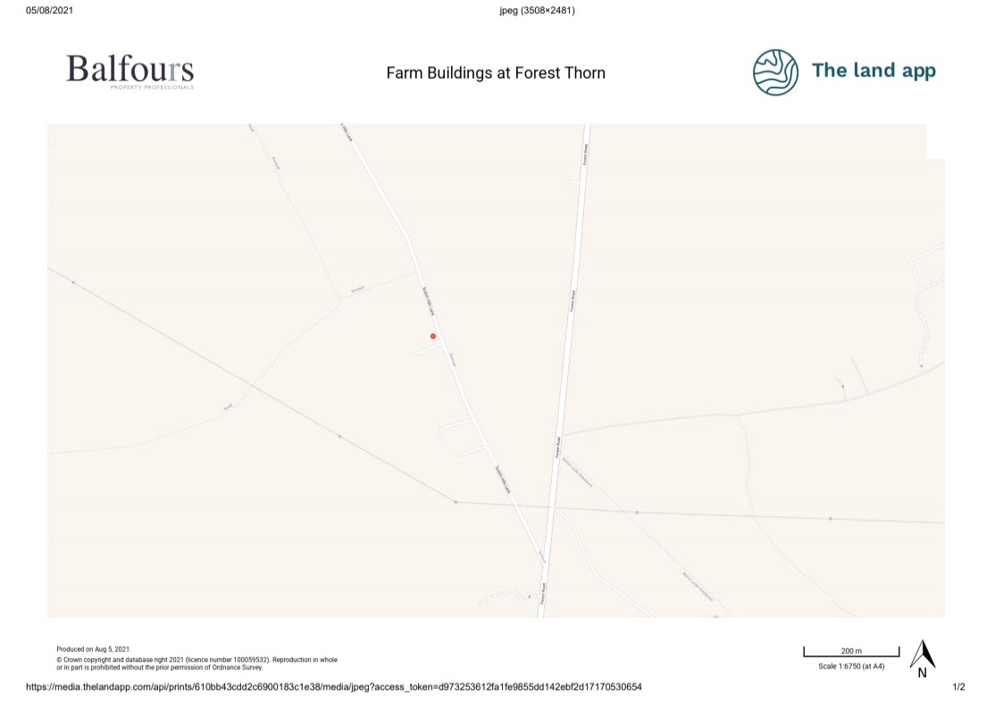 Forest Thorn Farm Barns, Barton Gate - Map