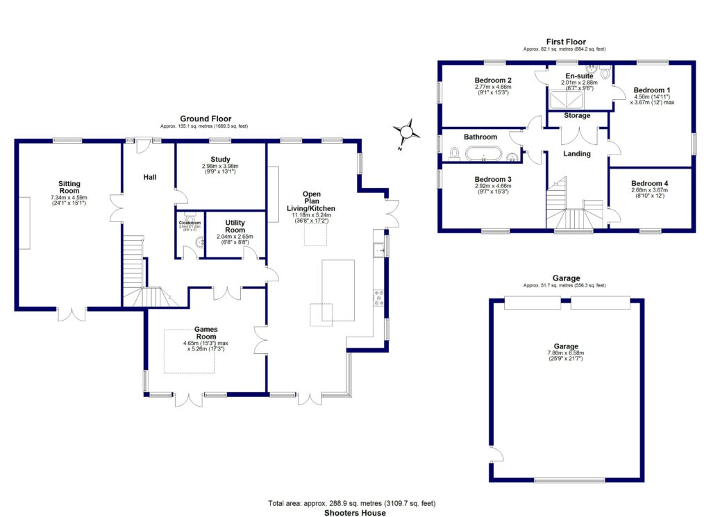 Shooters House, Barkers Square - Floorplan