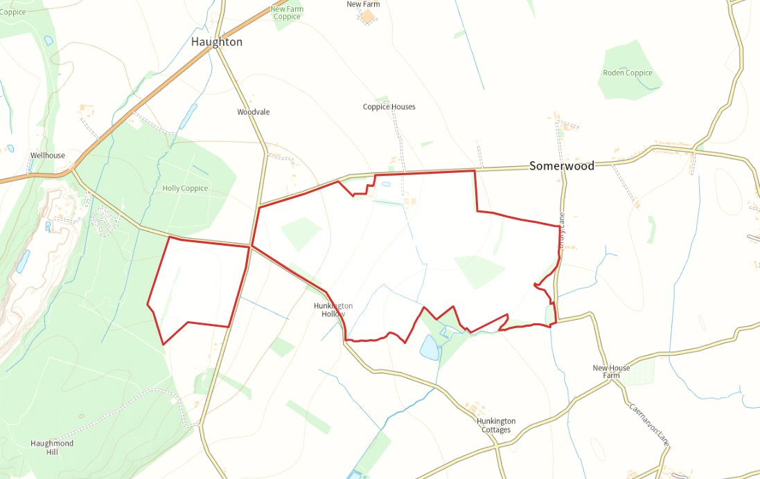The Somerwood Estate, Somerwood - Map