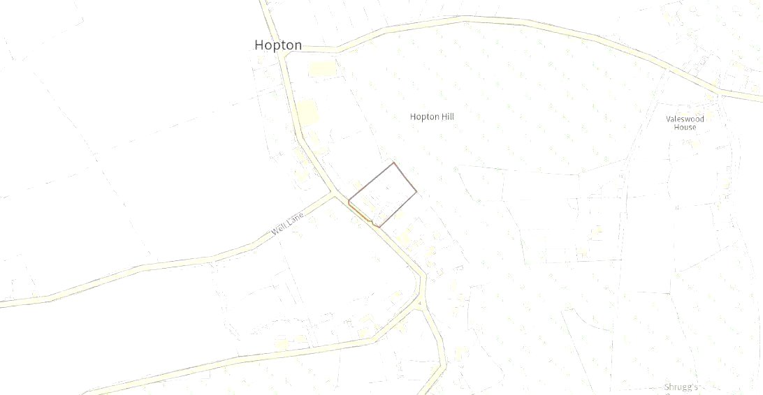 7 The Cottages, Hopton - Map