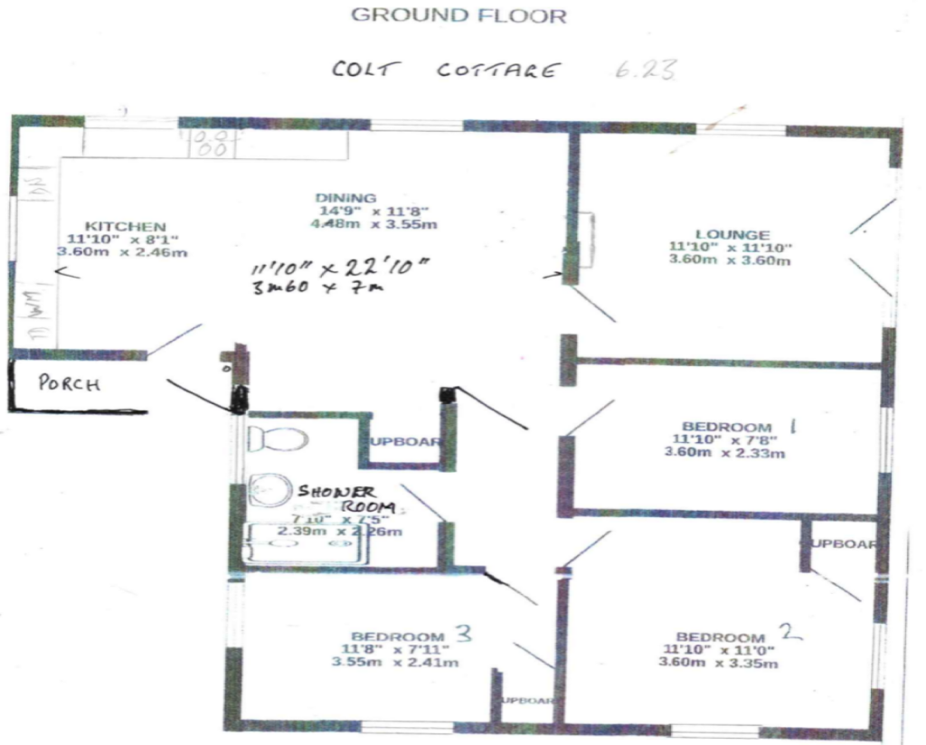 Colt Cottage, Plealey - Floorplan