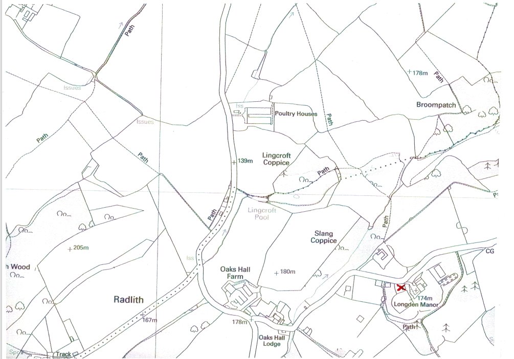 Colt Cottage, Plealey - Map