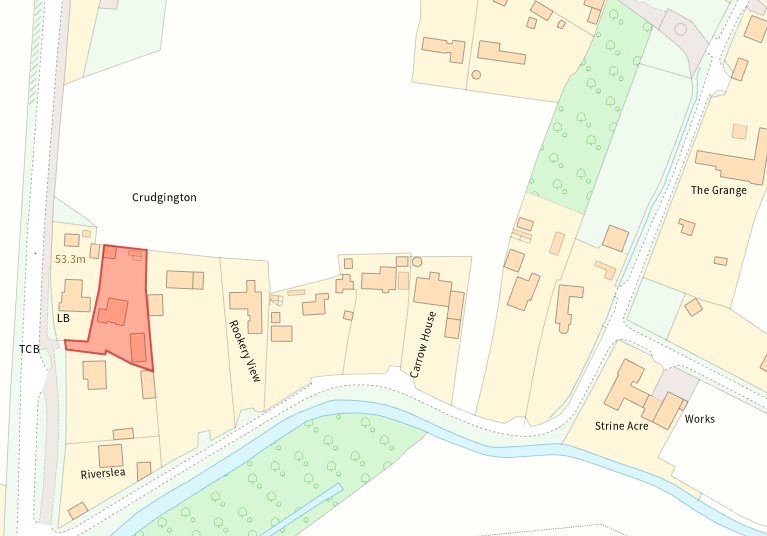 Penant, Crudgington - Map