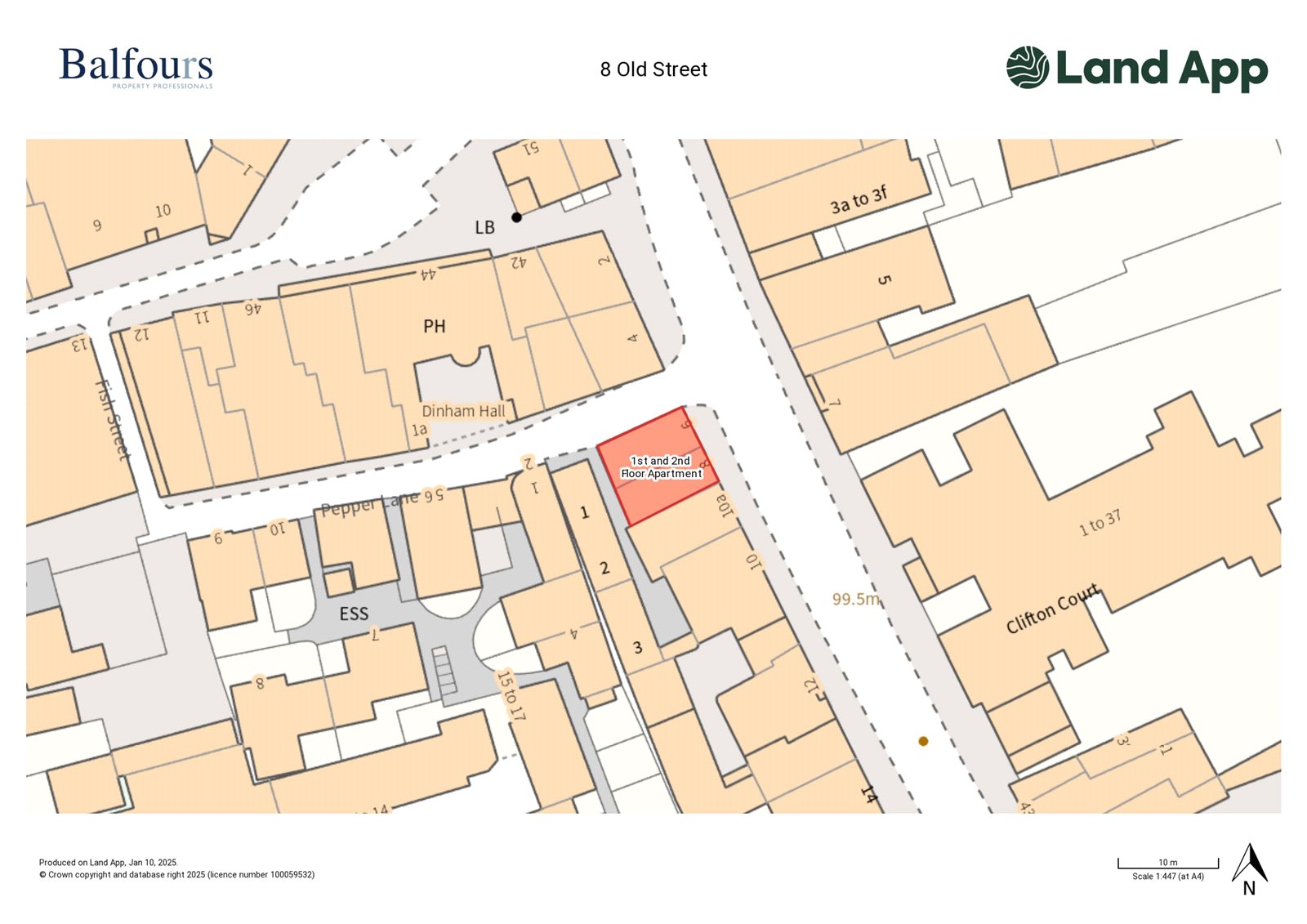 8 Old Street - Map