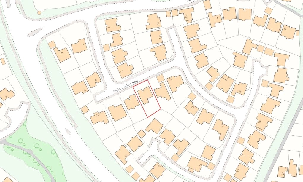 16 Highgrove Meadows - Map