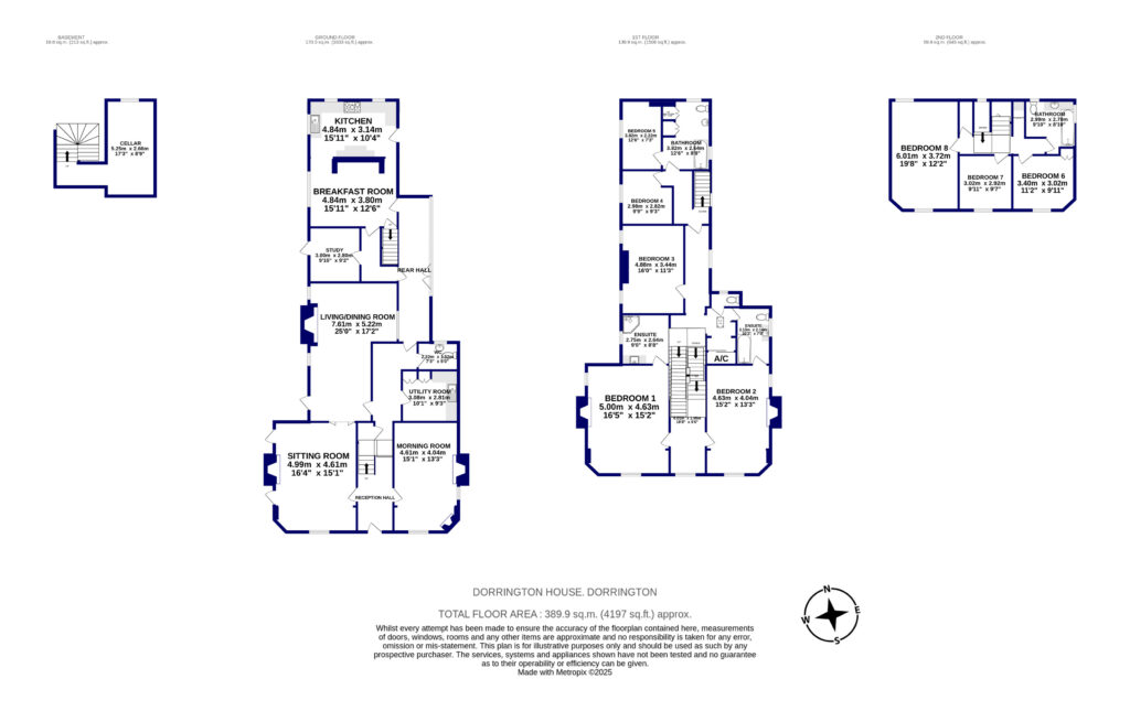 Dorrington House, Dorrington - Floorplan