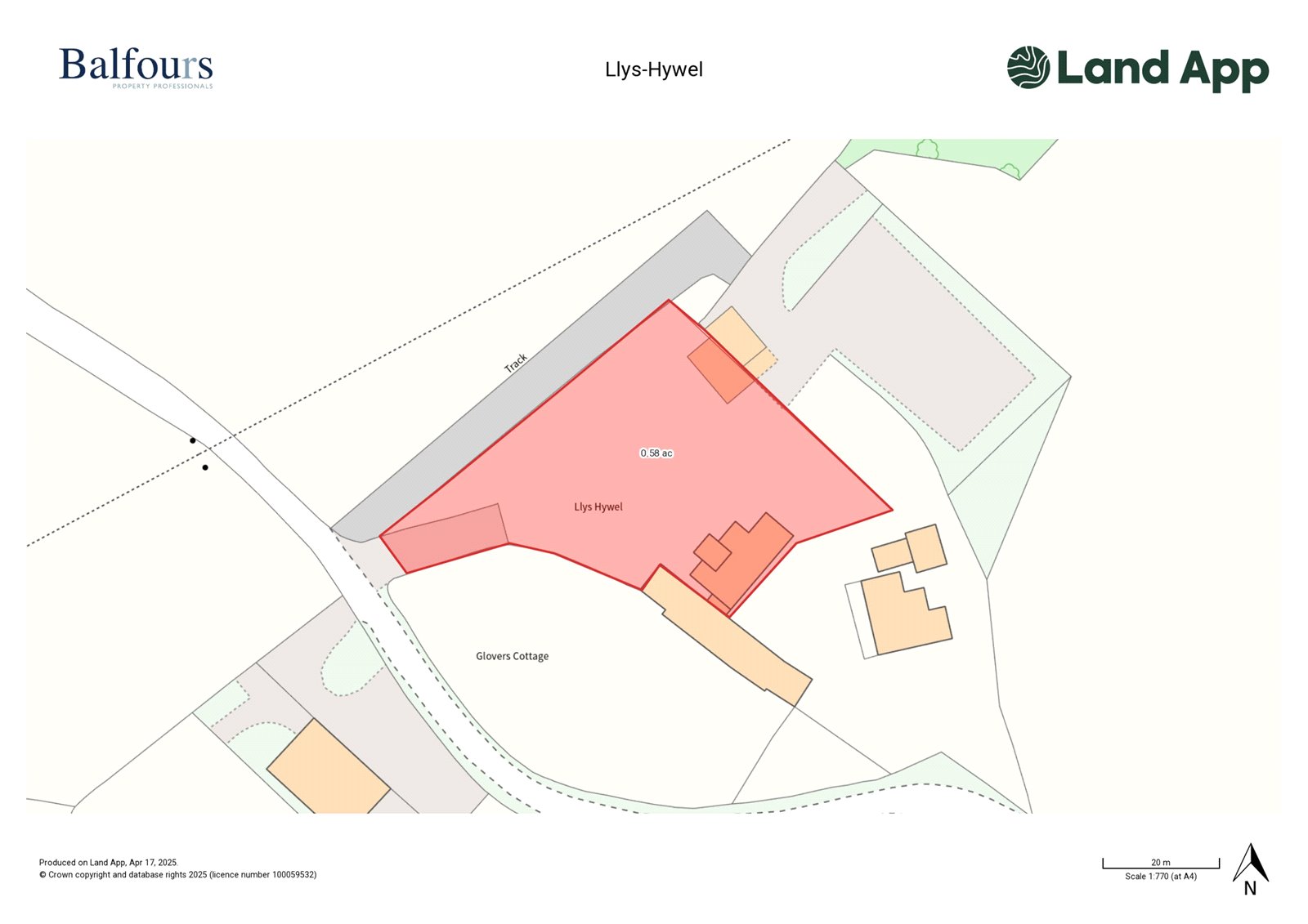 Llys-Hywel, Llanrhystud - Map