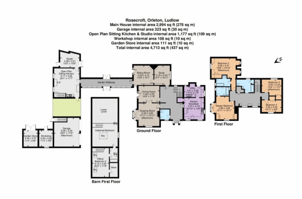 Rosecroft, Orleton - Floorplan