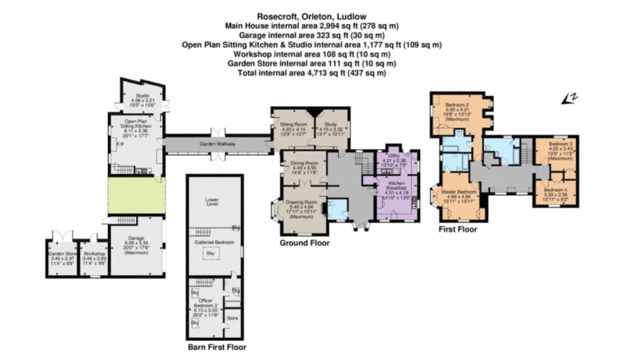 Rosecroft, Orleton - Floorplan