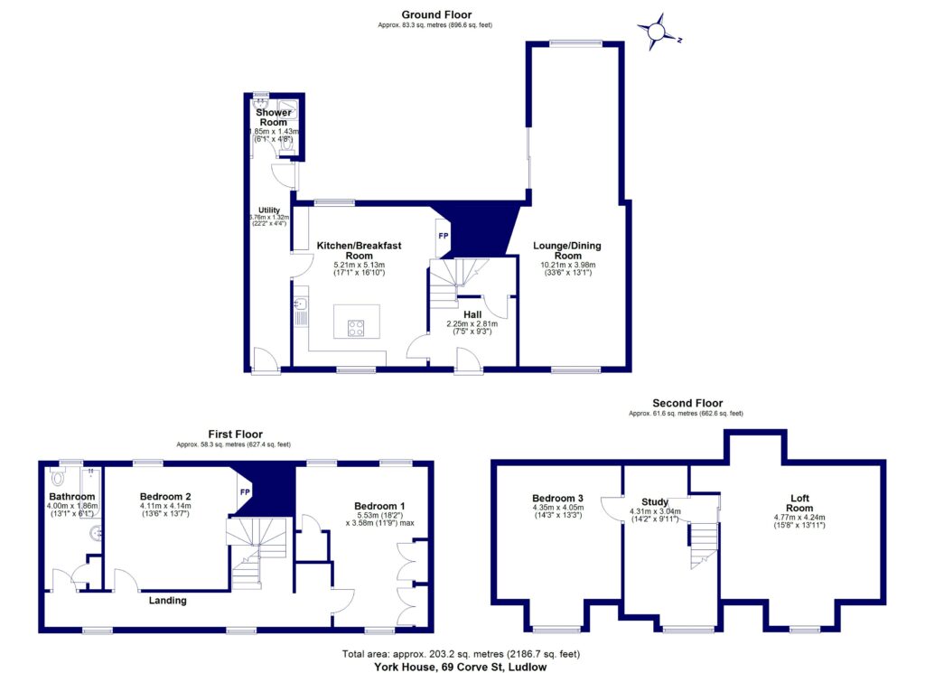 York House, Corve Street - Floorplan