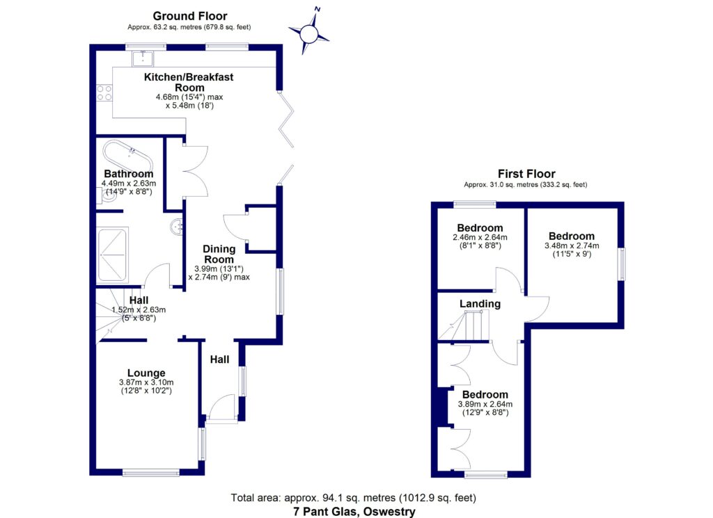 7 Pant Glas - Floorplan