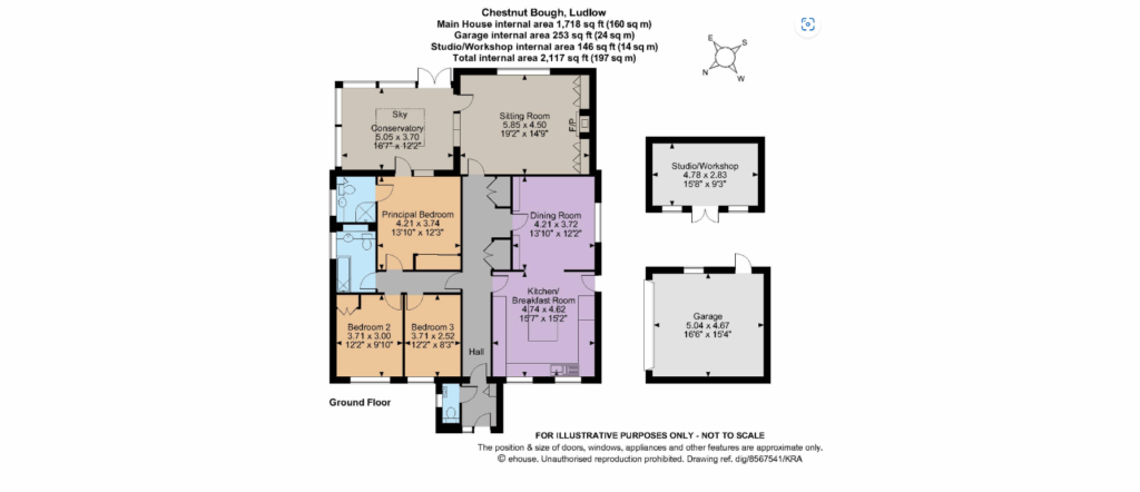 Chestnut Bough, Ashford Carbonel - Floorplan