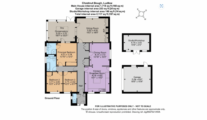 Chestnut Bough, Ashford Carbonel - Floorplan