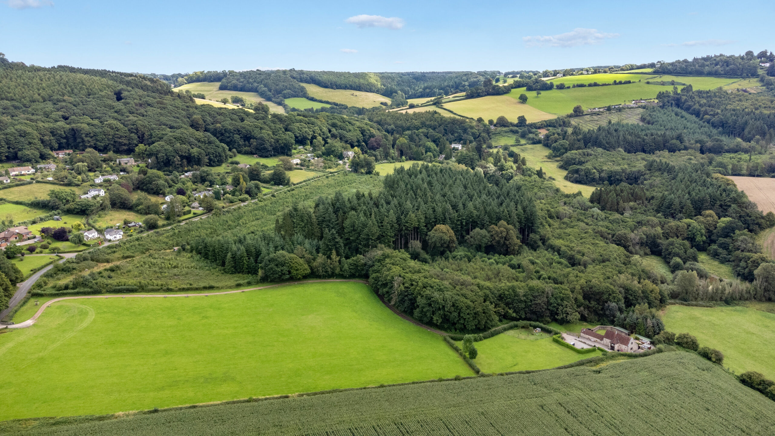 Woodland in Wye Valley on the market