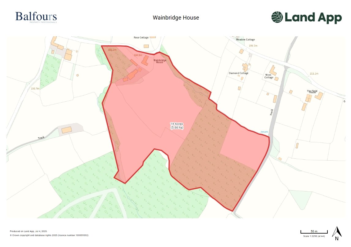 Wainbridge House, Clee St. Margaret - Map