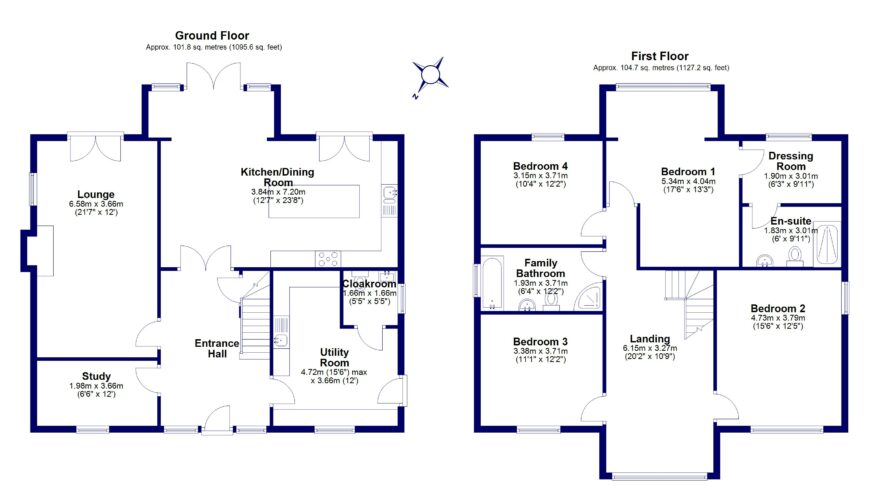 Badger House, Valeswood - Floorplan