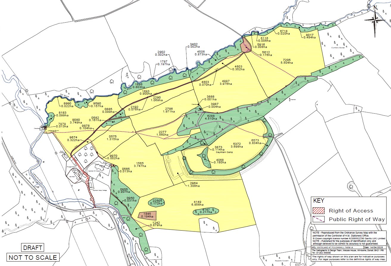 Lot 2 Land At Poughnhill Farm, Caynham - Map