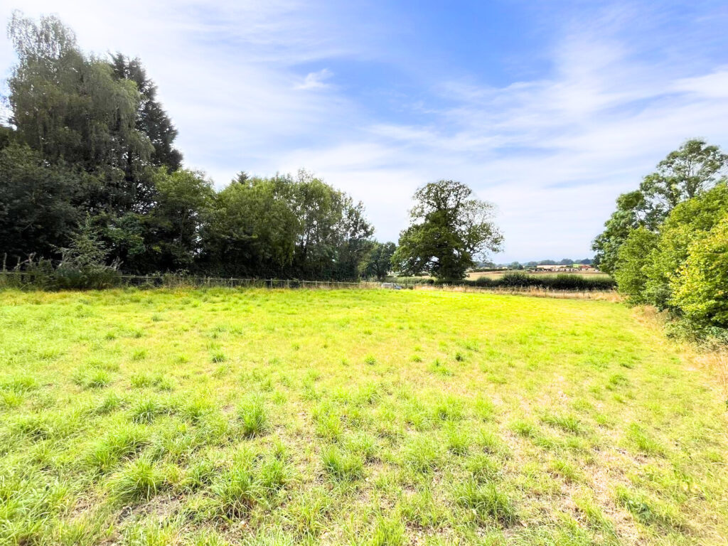 Development site with full planning for 2 semi-detached houses, north of Shrewsbury