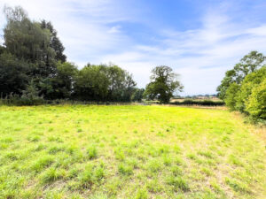 Development site with full planning for 2 semi-detached houses, north of Shrewsbury