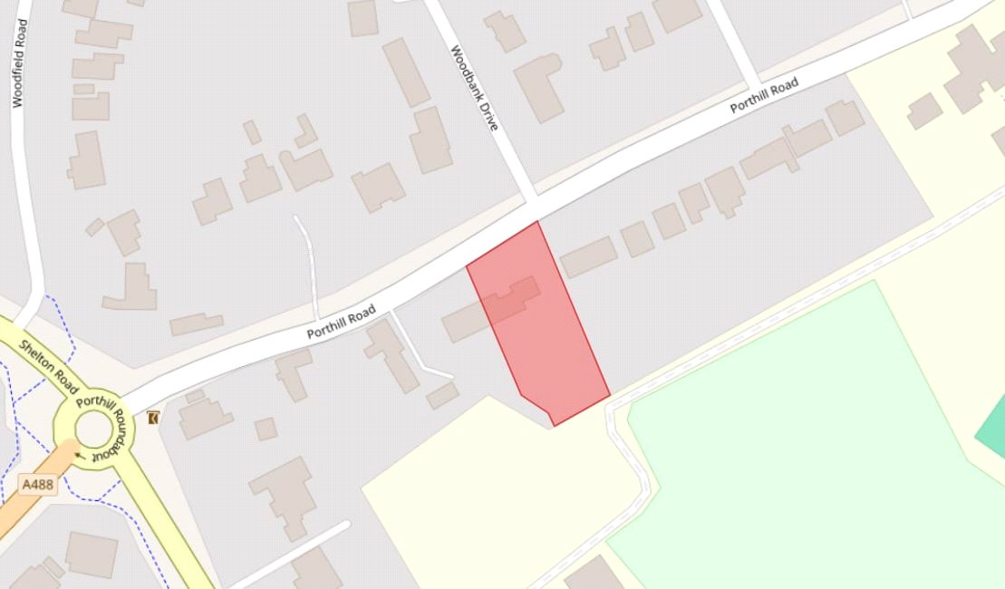 53 Porthill Road - Map