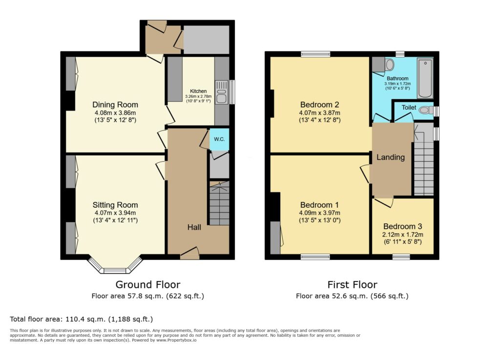 1 Tycoch Cottages - Floorplan