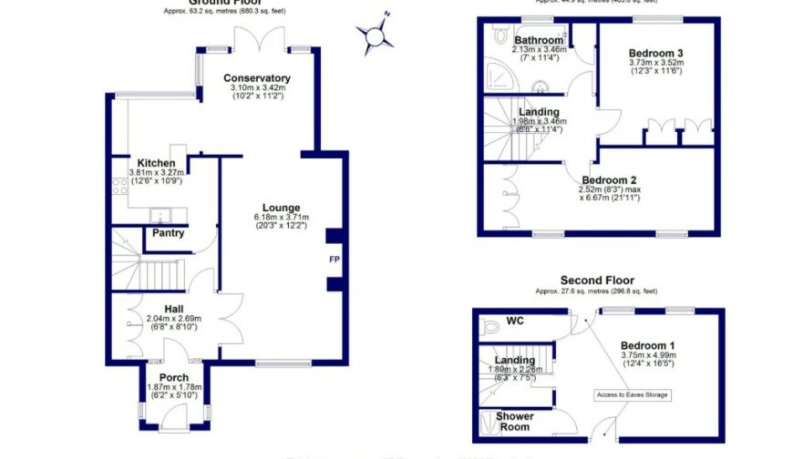 3 Arrow Barns, Eardisland - Floorplan