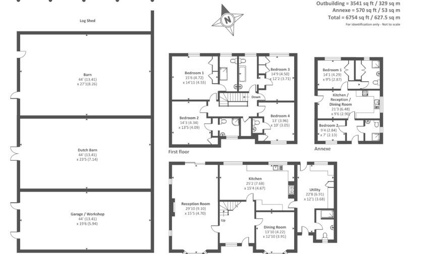 Line Farm, Orleton - Floorplan