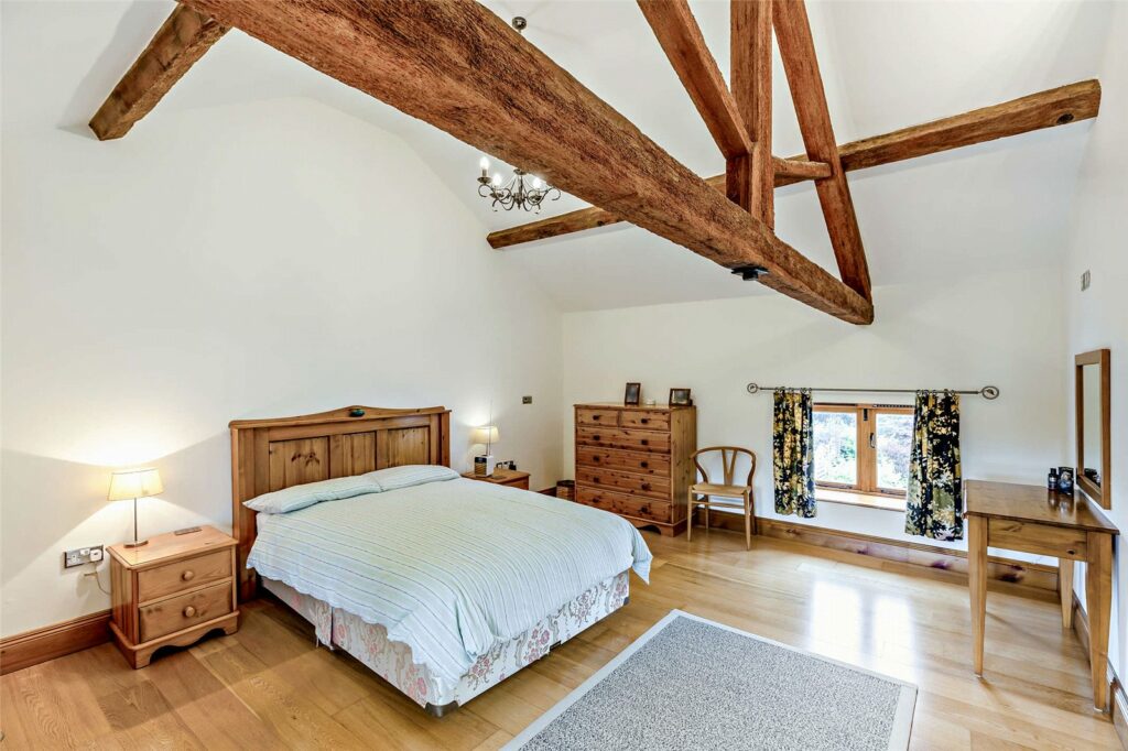 The Barley House, Red House Farm, Longdon-upon-Tern - Principal Bedroom