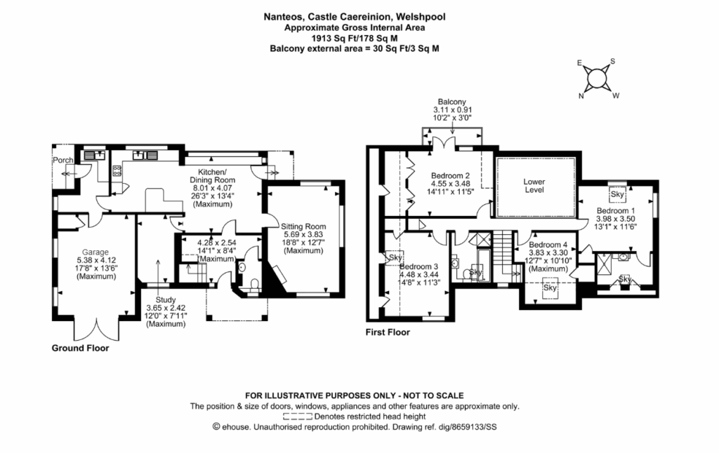 Nanteos, Castle Caereinion - Floorplan