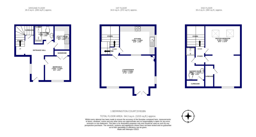 1 Berrington Court, Bell Lane - Floorplan
