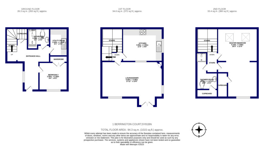 1 Berrington Court, Bell Lane - Floorplan
