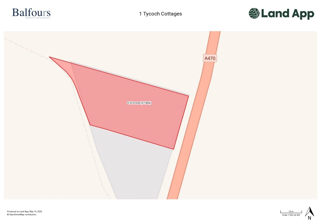 1 Tycoch Cottages - Map
