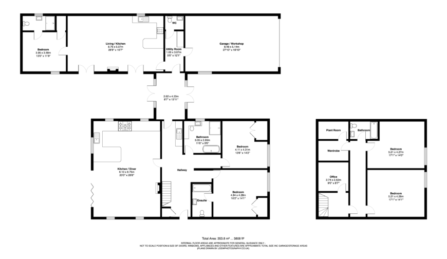 Mill Farm Barns, Bitterley - Floorplan