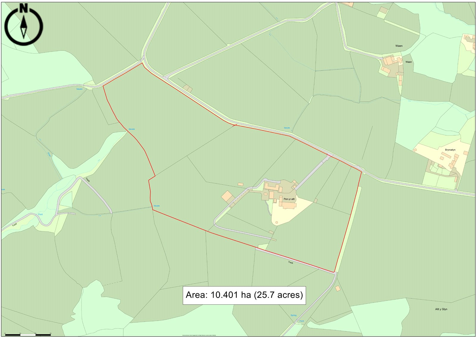 Pen-Yr-Allt, Trefeglwys - Promap