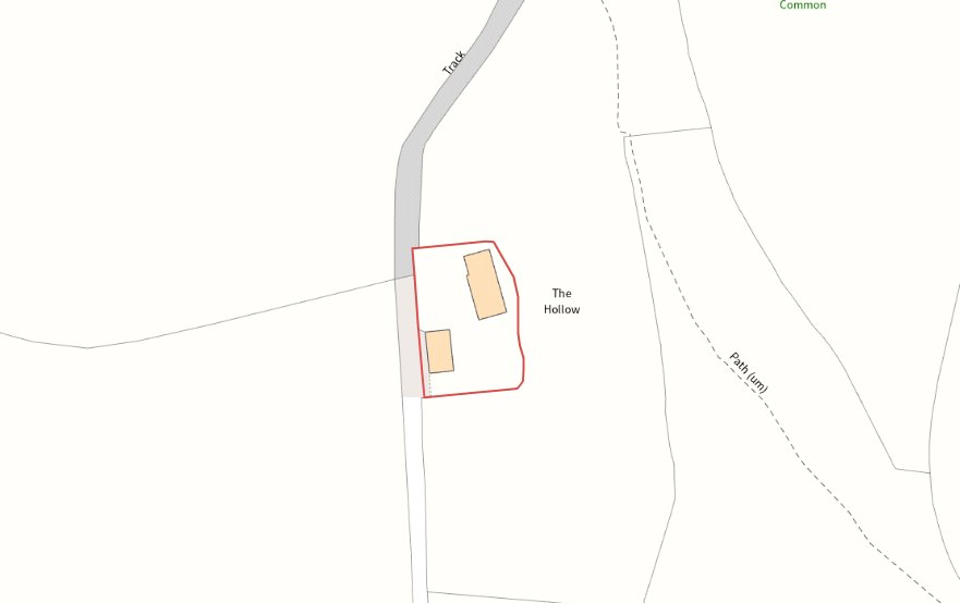 The Hollow, Hope Common - Map