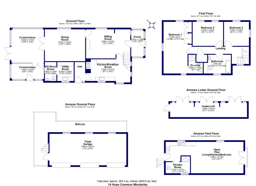 The Hollow, Hope Common - Floorplan