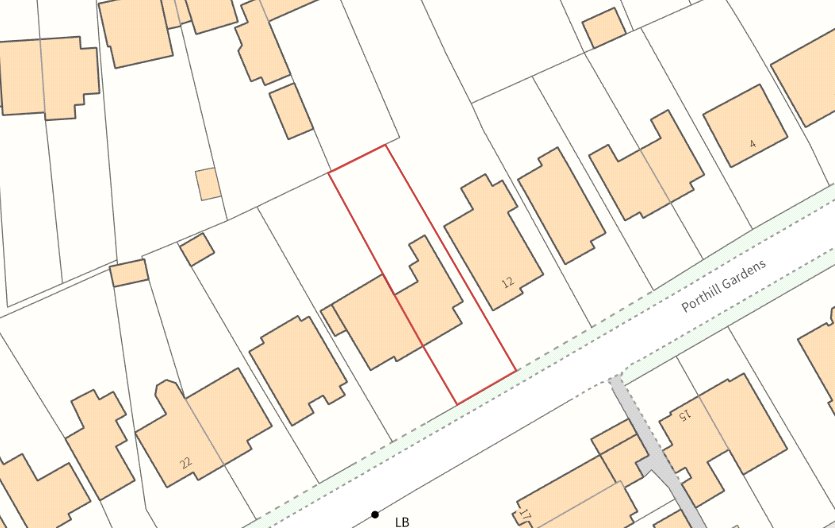 14 Porthill Gardens - Map