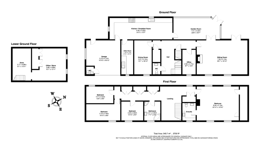 Glanrhyd, Llanidloes Road - Floorplan