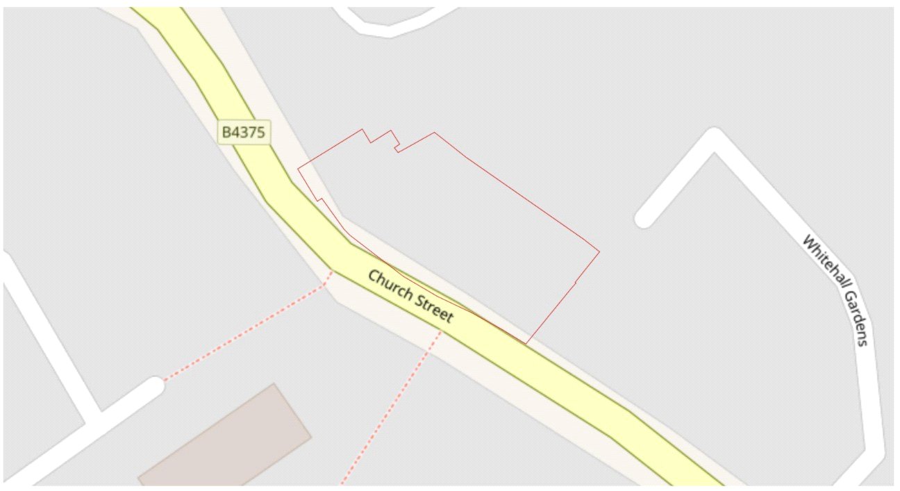 Raddle Hall, Church Street - Map