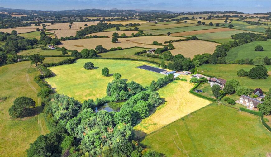 Paddock and Pool Yonder Castle Hill, Harley - Setting