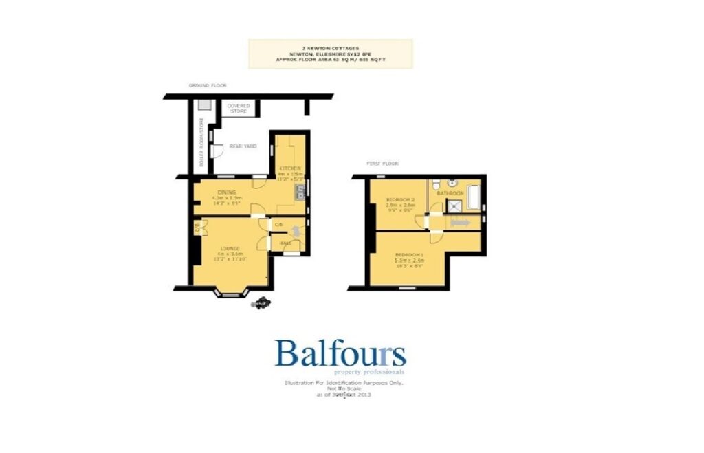 2 Newton Cottages - Floorplan
