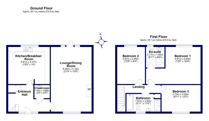 Seifton Brook Barn, Corfton - Floorplan
