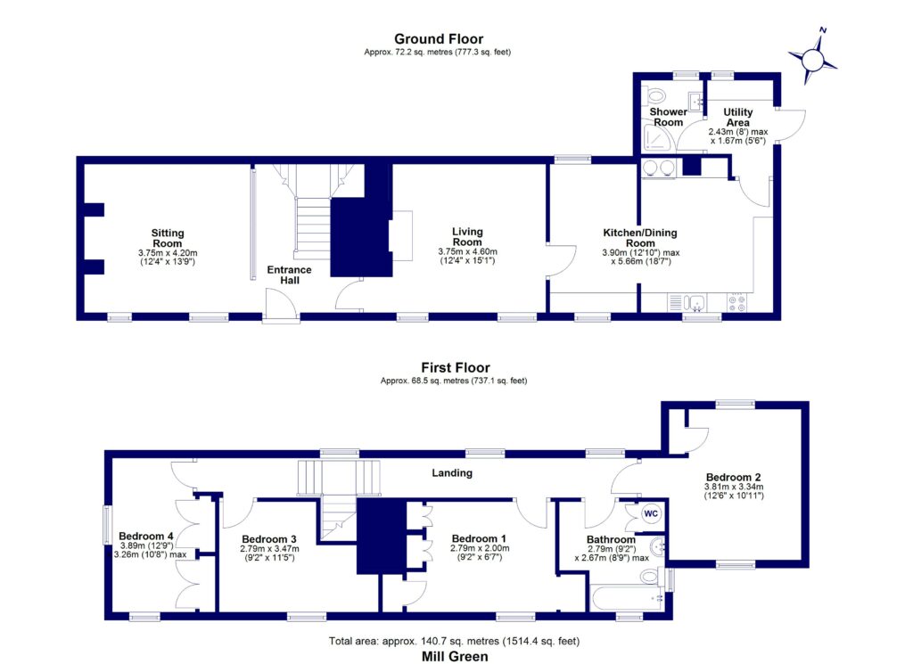 Mill Green, Stansbatch - Floorplan